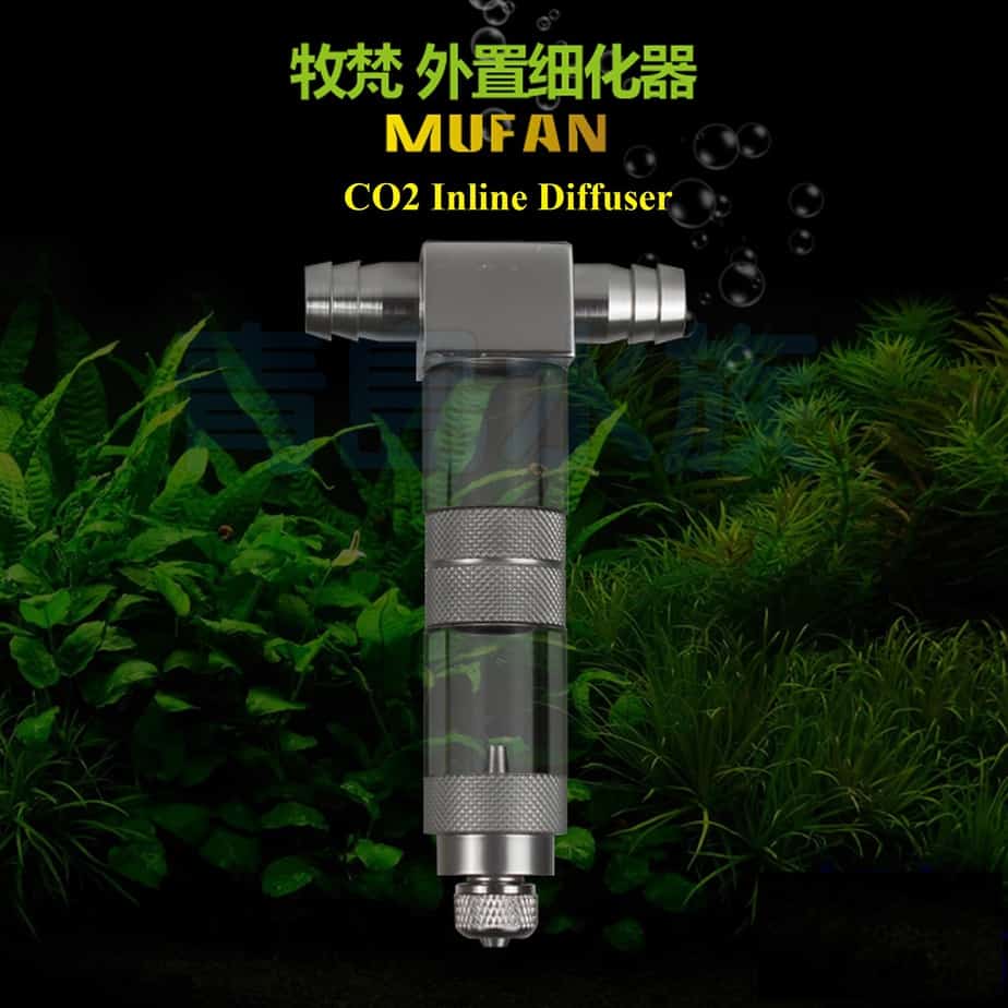 Mufan CO2 Inline Diffuser Aquarium Tools Shrimpoly